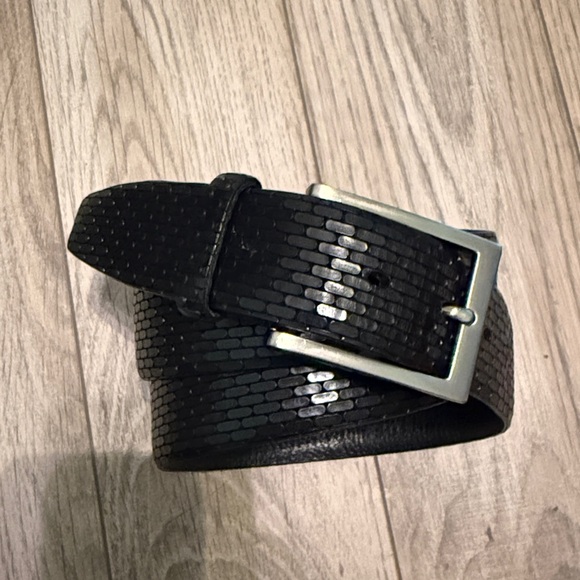 Perfect Torino black leather belt - Picture 2 of 4